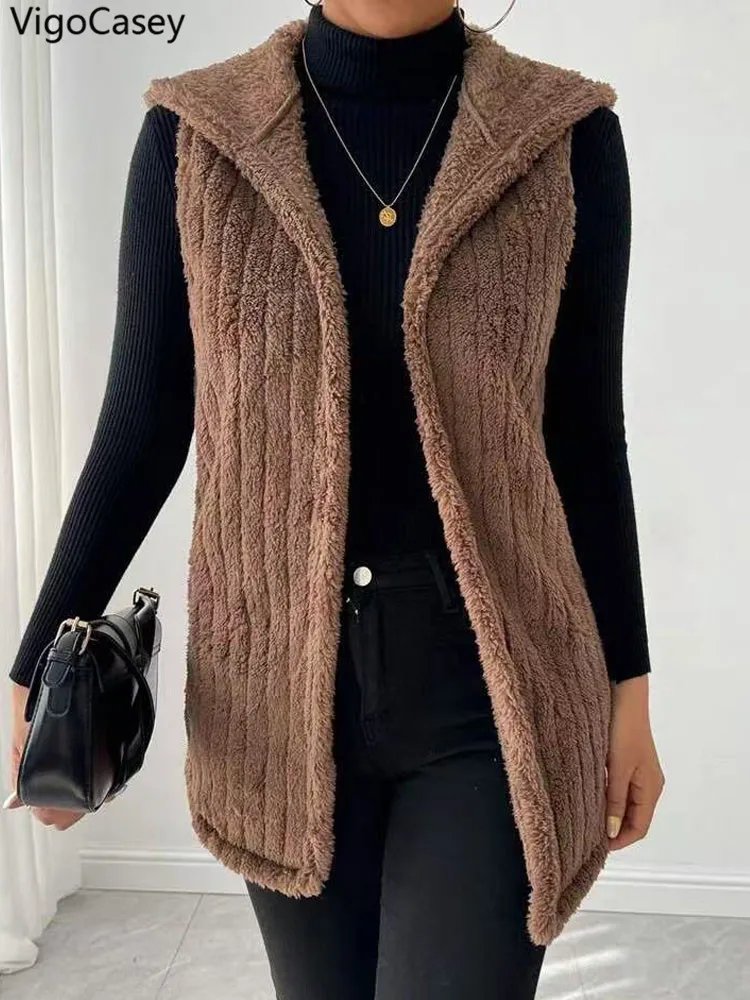 Cozy Hooded Vest for Women
