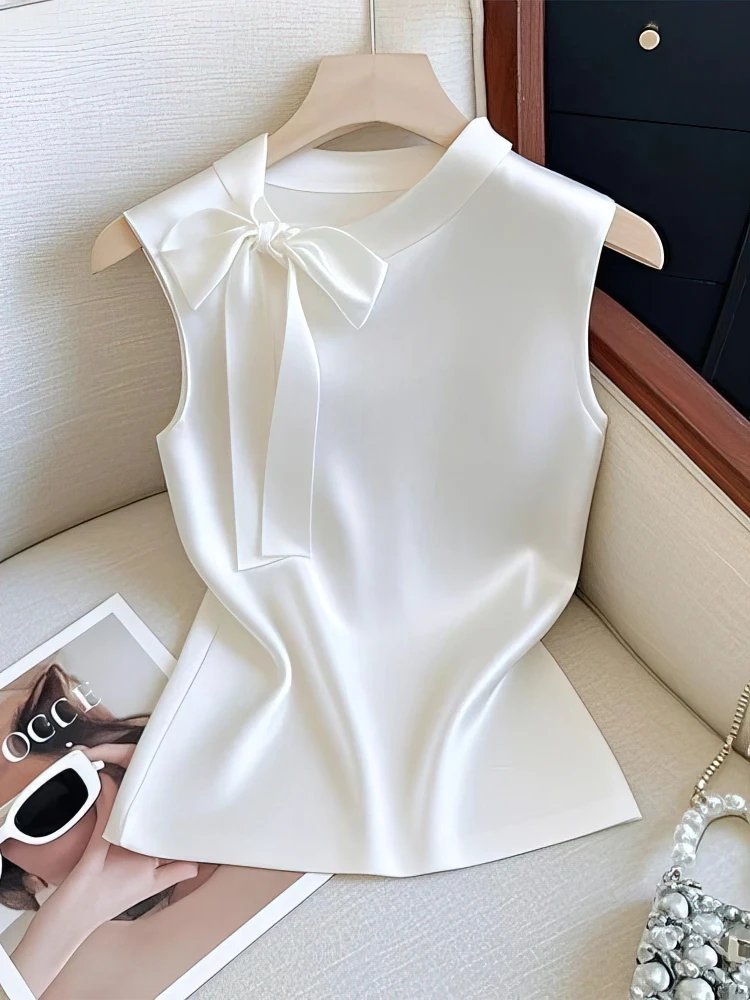 Elegant Off-Shoulder Satin Top