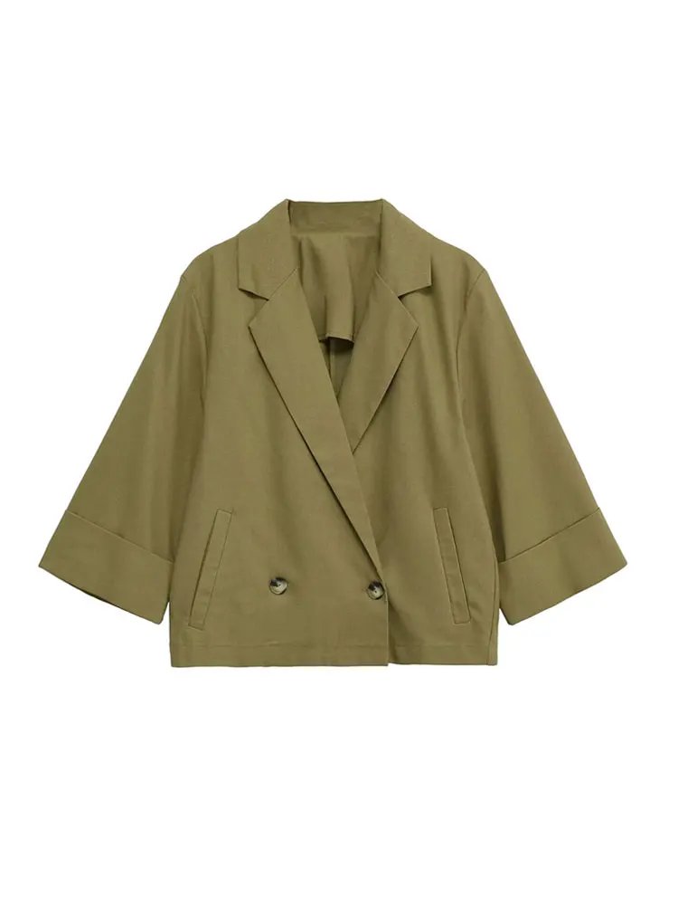Chic Linen Blazer for Women