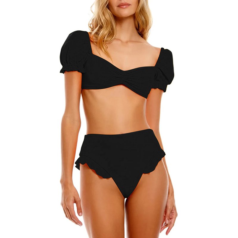 Chic High-Waist Bikini Set