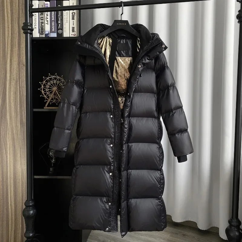 Chic Hooded Down Jacket for Women