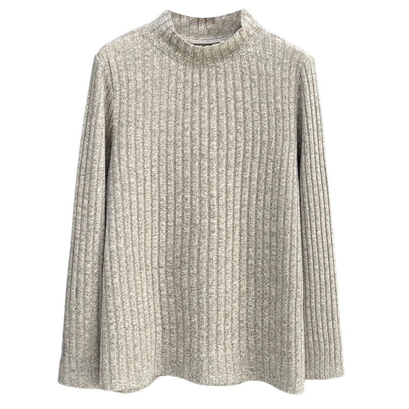 Plus Size Women's Mock Neck T-Shirt