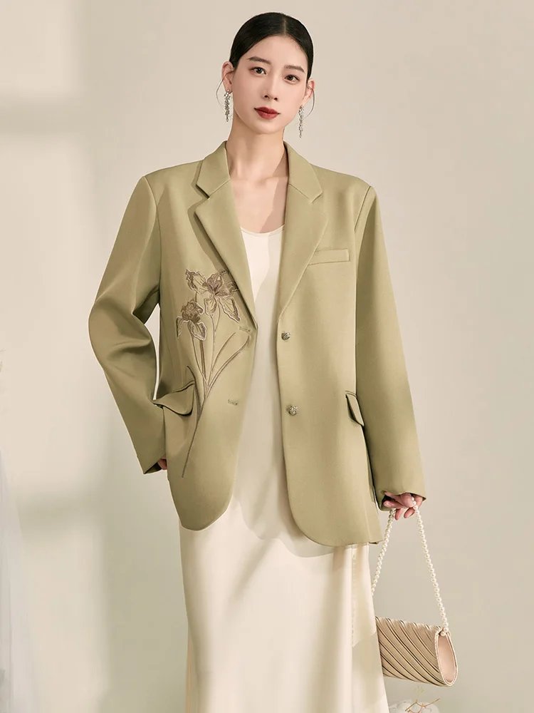 Elegant Floral Blazer for Women