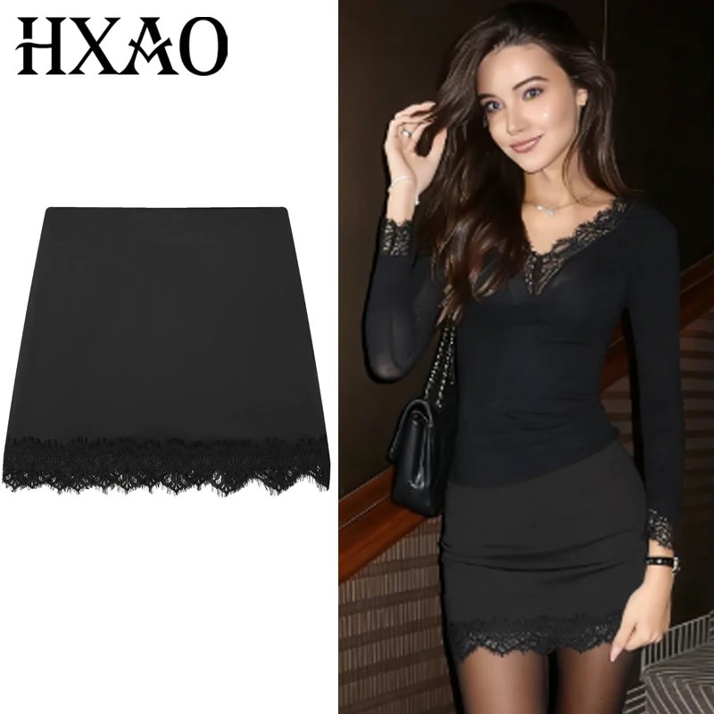 Elegant Satin Lace Skirt Shorts
