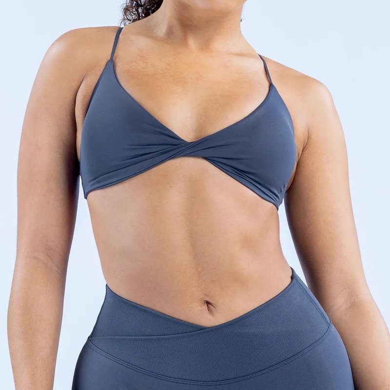 High Support Twist Front Sports Bra