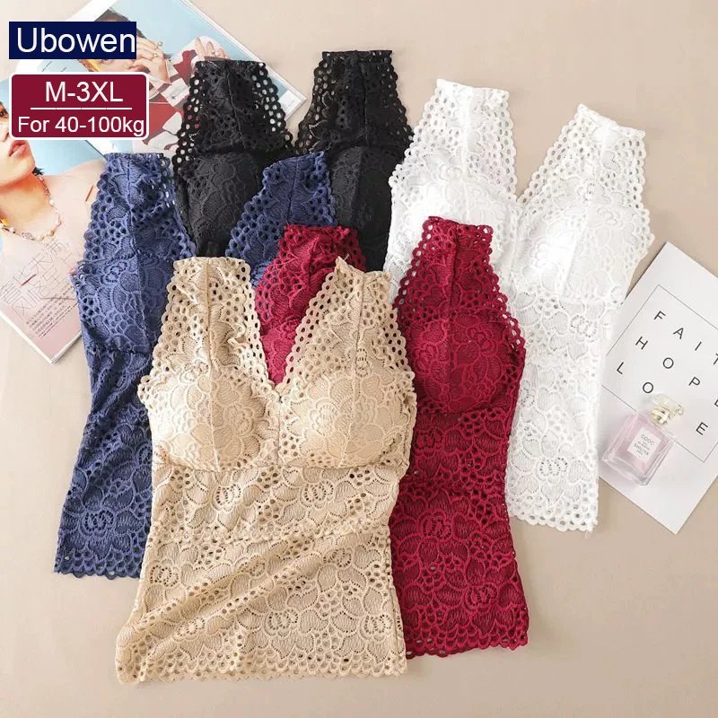 Plus Size Deep V Lace Camisole