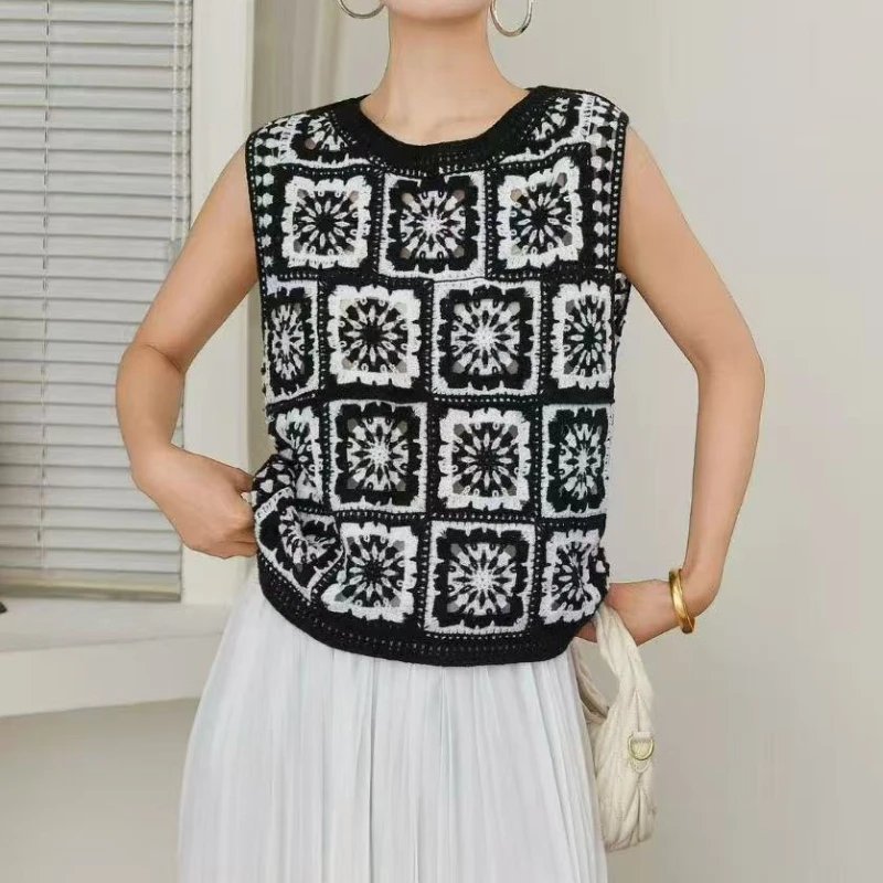 Vintage Crochet Lace Blouse