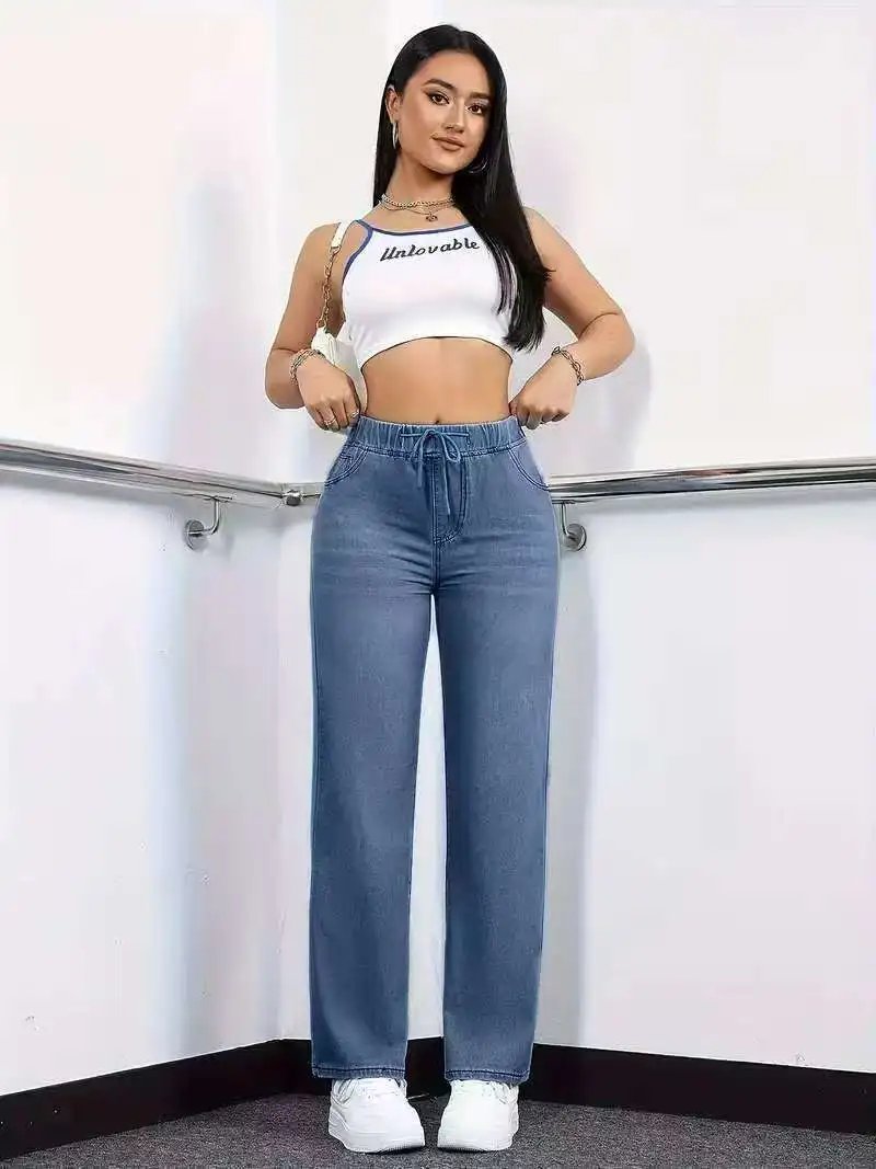 Comfort Fit Straight-Leg Jeans