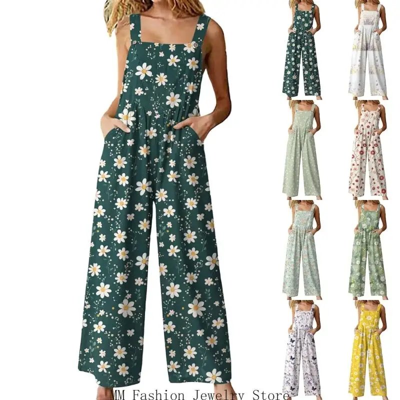 Floral Print Women's Jumpsuit