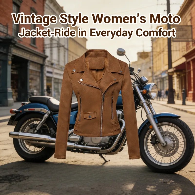 Women's Slim Fit Biker Jacket