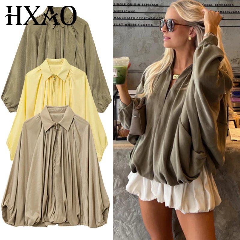 Stylish Oversized Women's Bomber Jacket