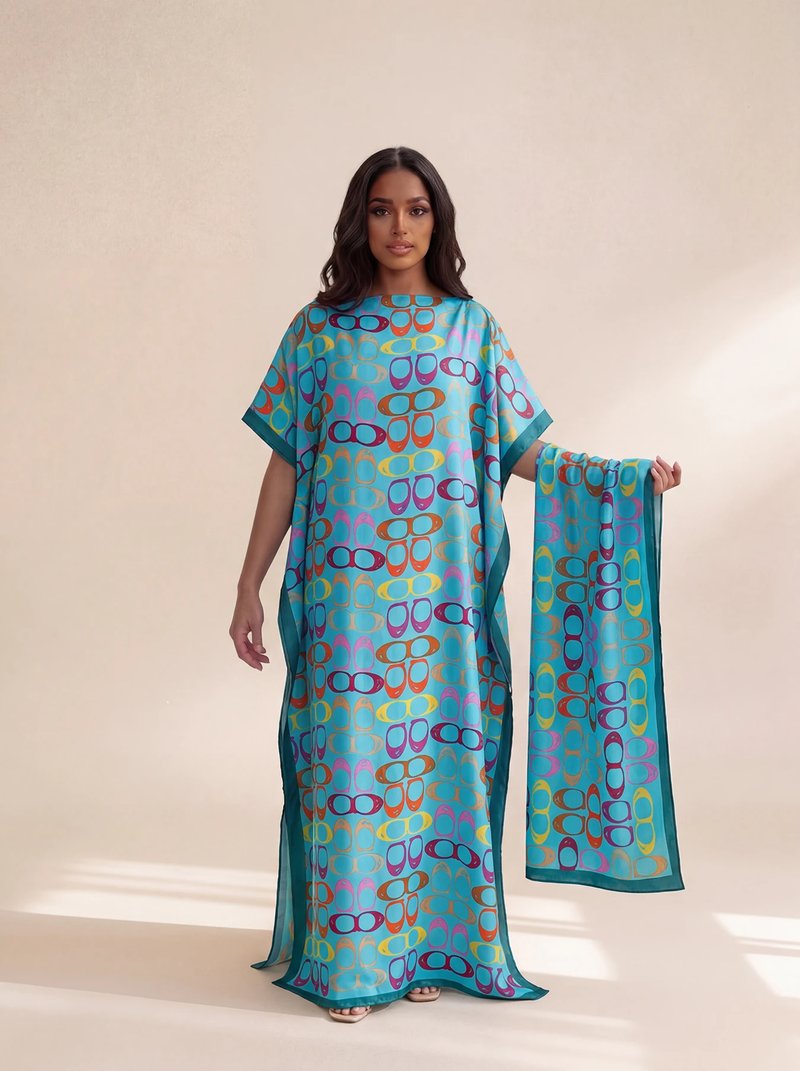 Elegant Silk Blend Beach Cover-Up