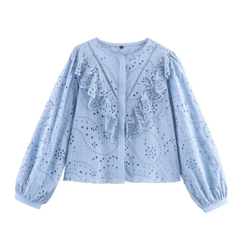 Chic Boho Lace Blouse for Women