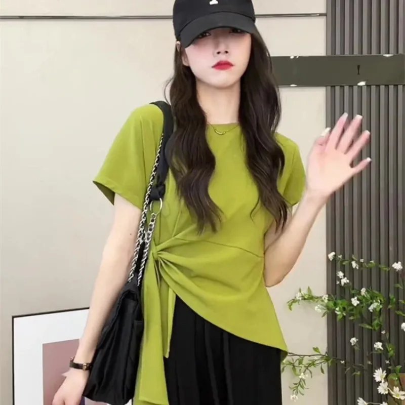 Casual Summer Knot Tee for Women