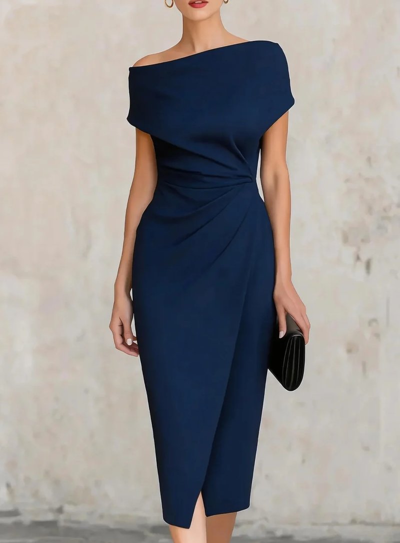 Elegant Off-Shoulder Bodycon Dress