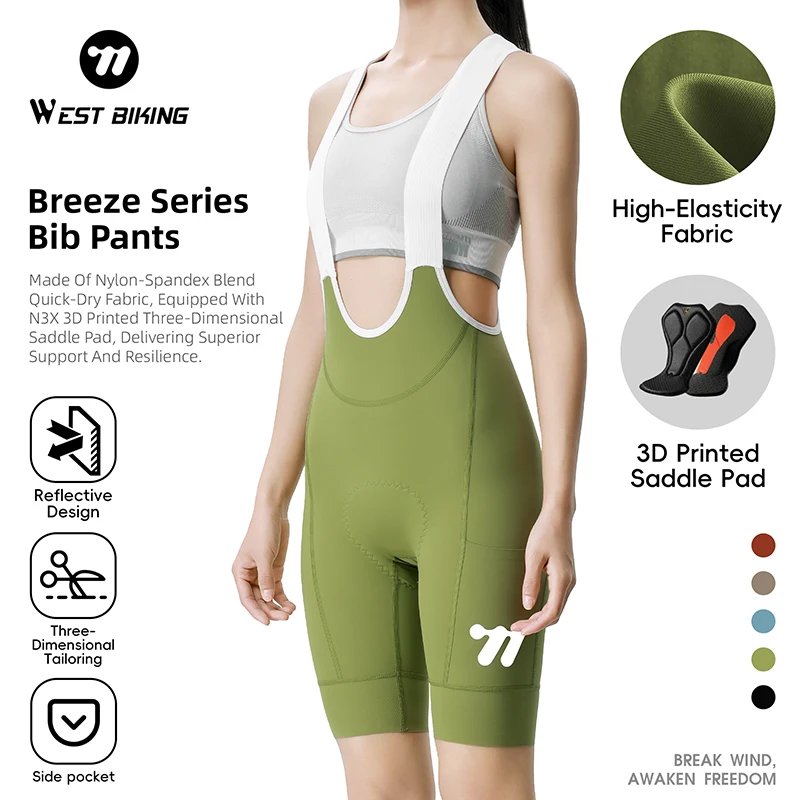 Women's 3D Padded Cycling Bib Shorts