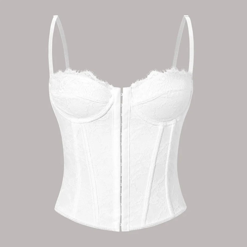 Lace Corset Crop Top for Women