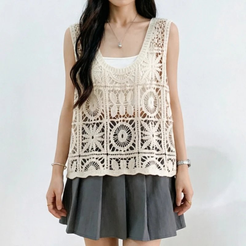 Boho Crochet Lace Tank Top