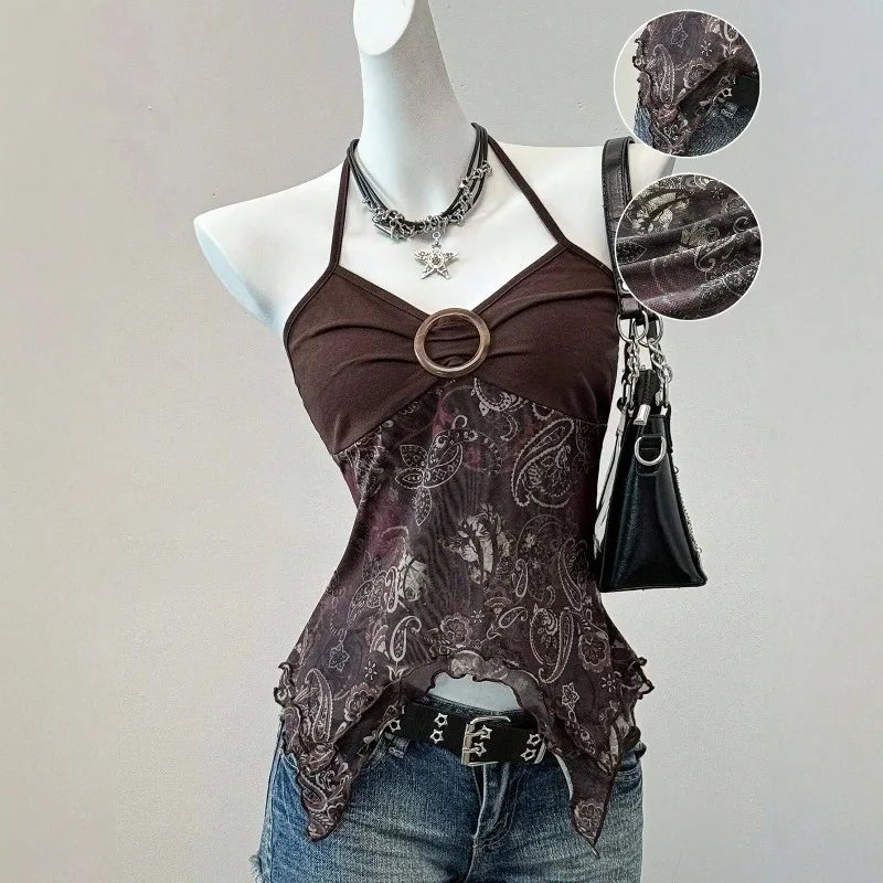 Elegant Backless Crop Top