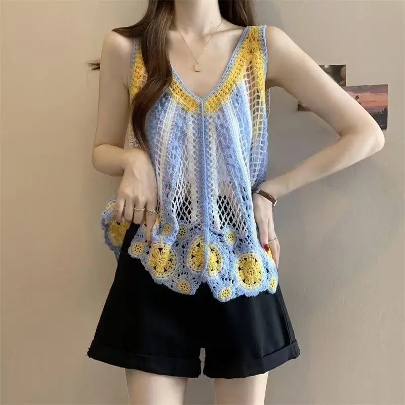 Bohemian Summer Knitted Vest