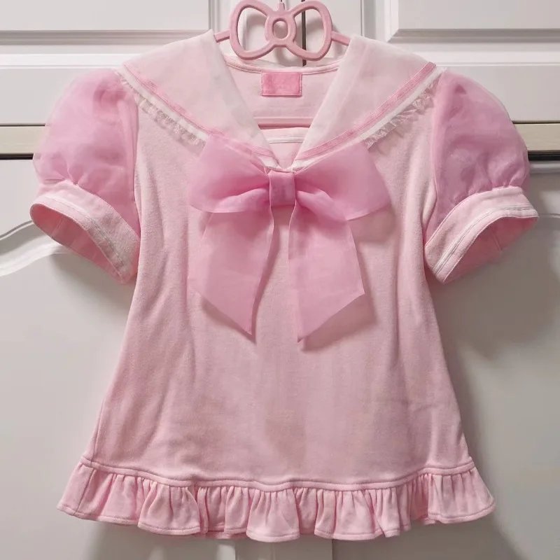 Kawaii Bow Design T-Shirt
