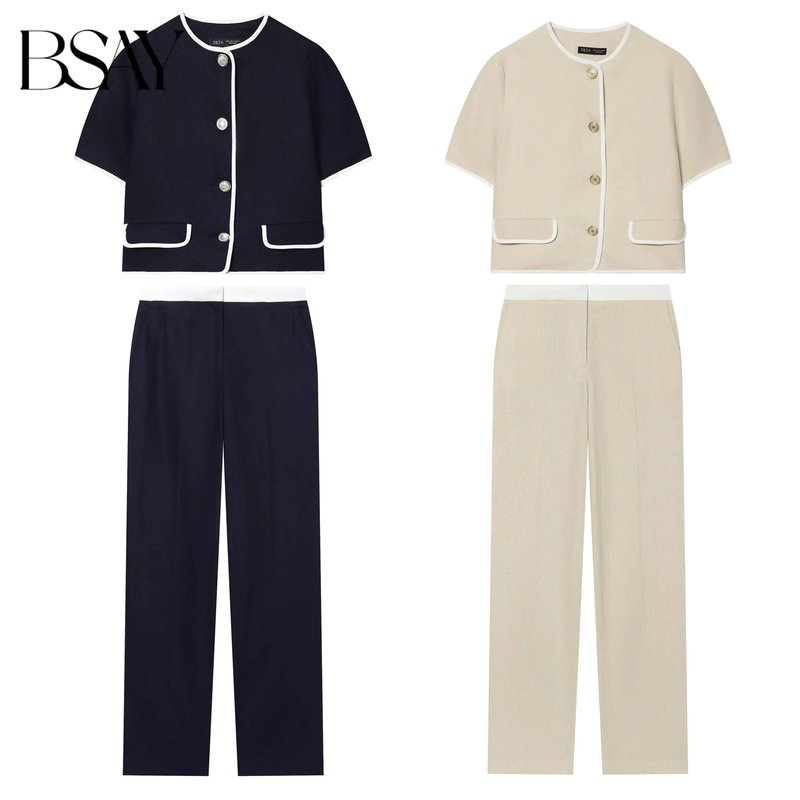 Elegant Women's Blazer and Pants Set