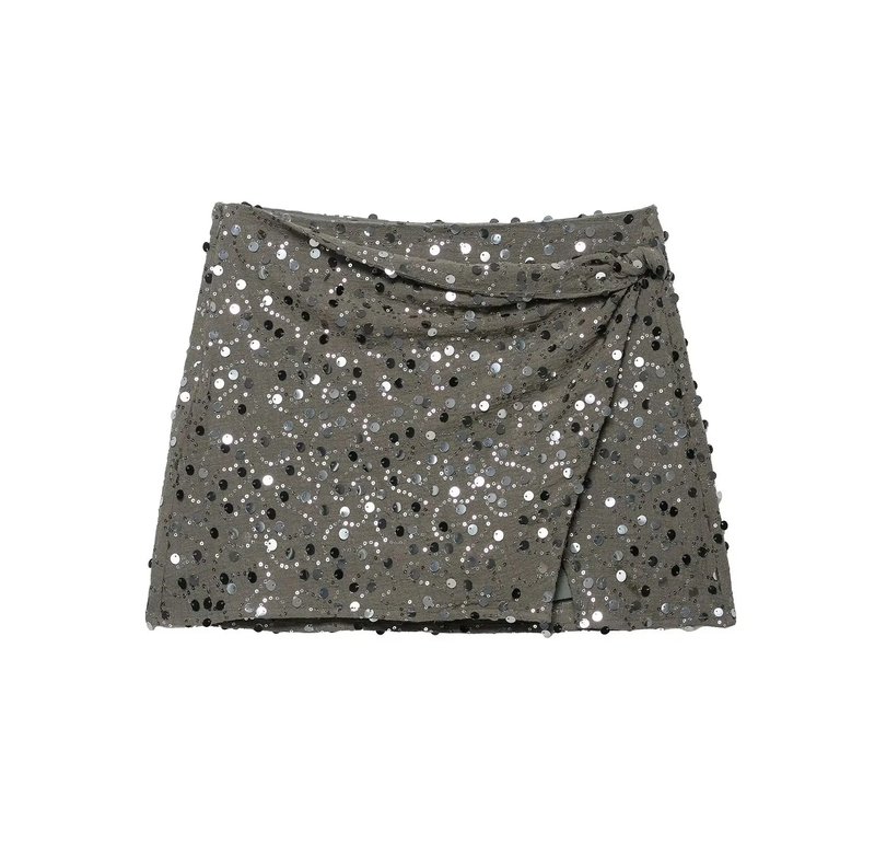 Stylish Sequin Mini Skirt