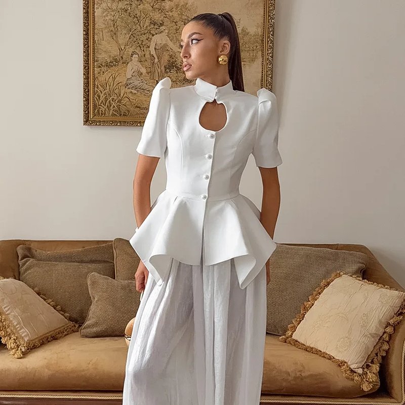 Elegant Peplum Blazer for Women