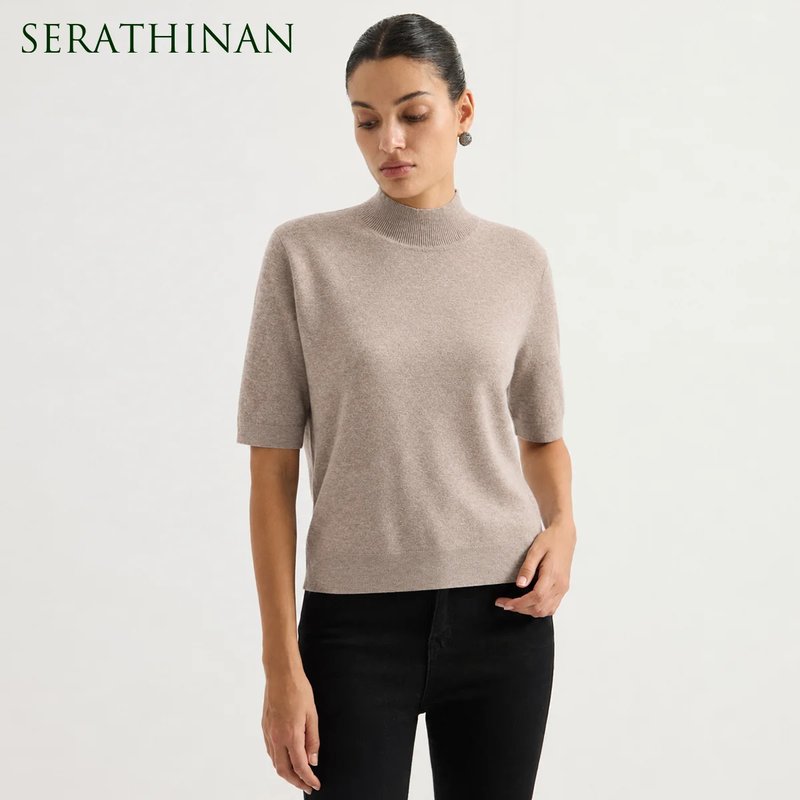 Women's Cashmere Blend Mock Neck Sweater