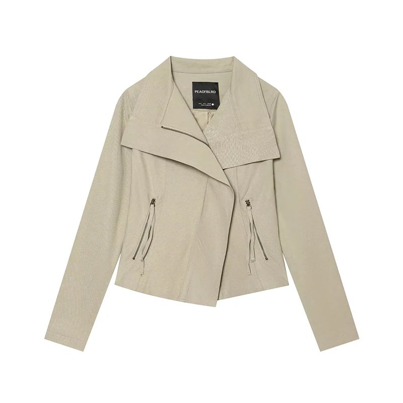 Chic Asymmetric Biker Jacket