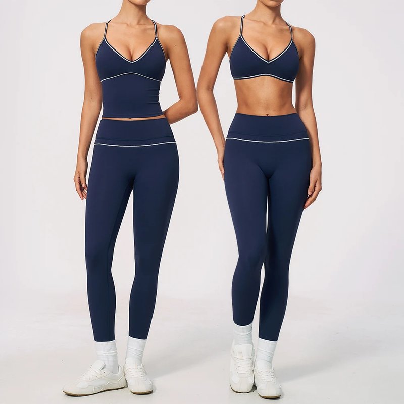 V-Neck Yoga Set for Women