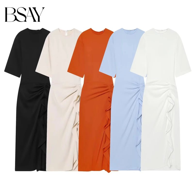 Elegant Women's Midi Dress