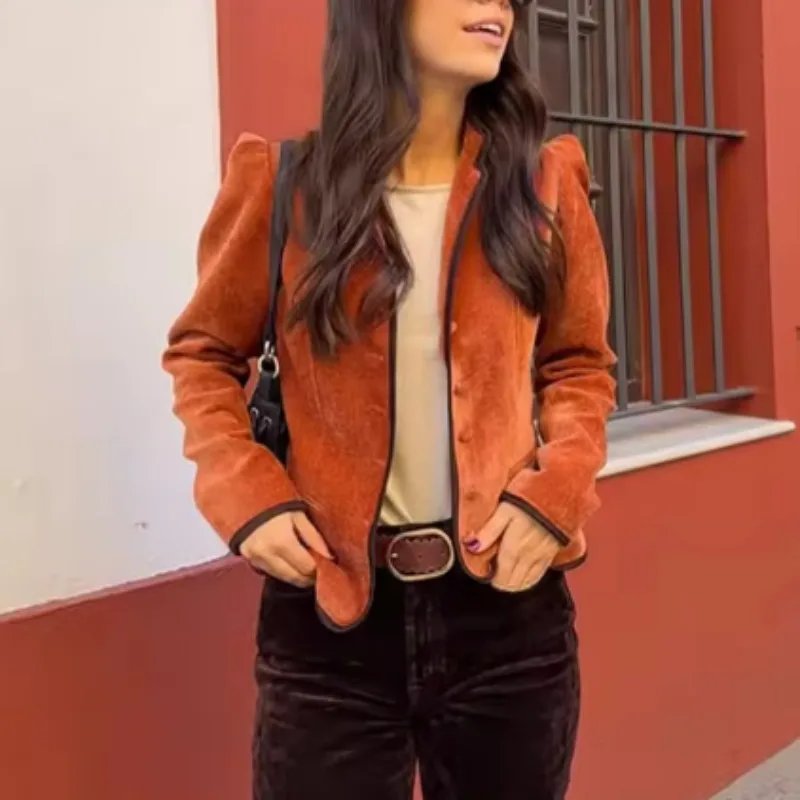 Vintage Velvet Blazer Jacket