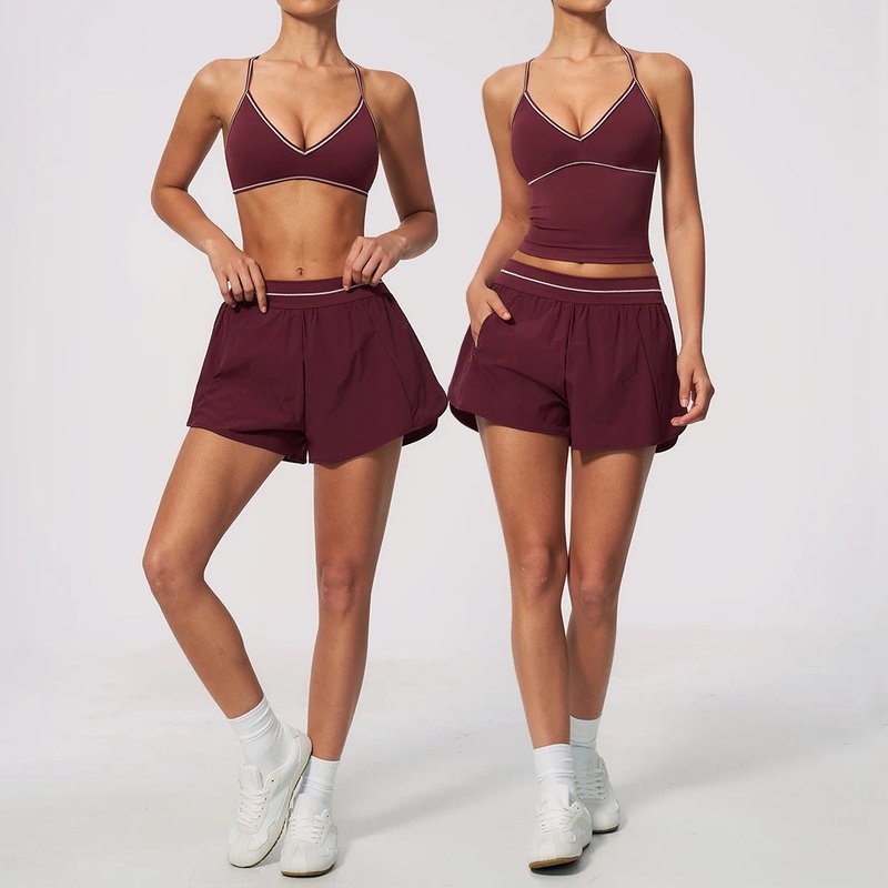 V-Neck Activewear Set for Women