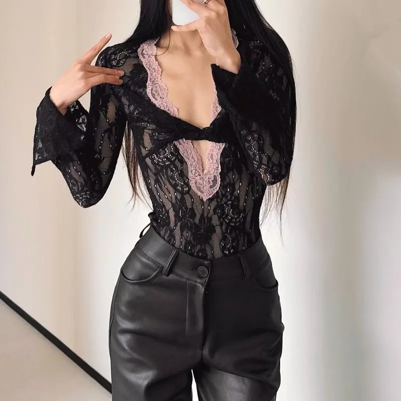 Elegant Lace Bodysuit for Women