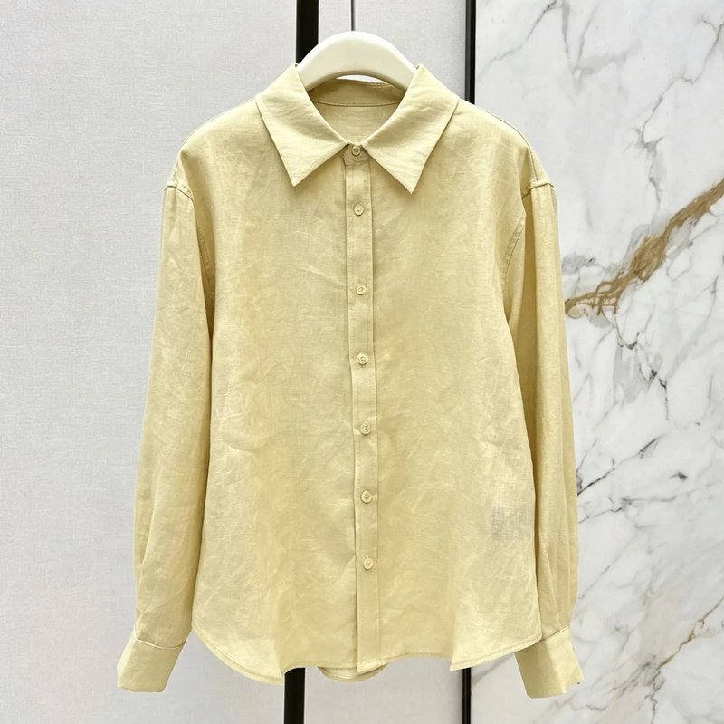 Breathable Linen Blouse for Women