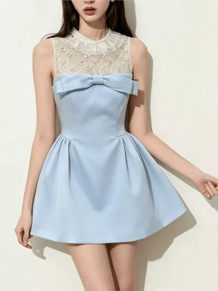 Elegant French Lace Evening Dress
