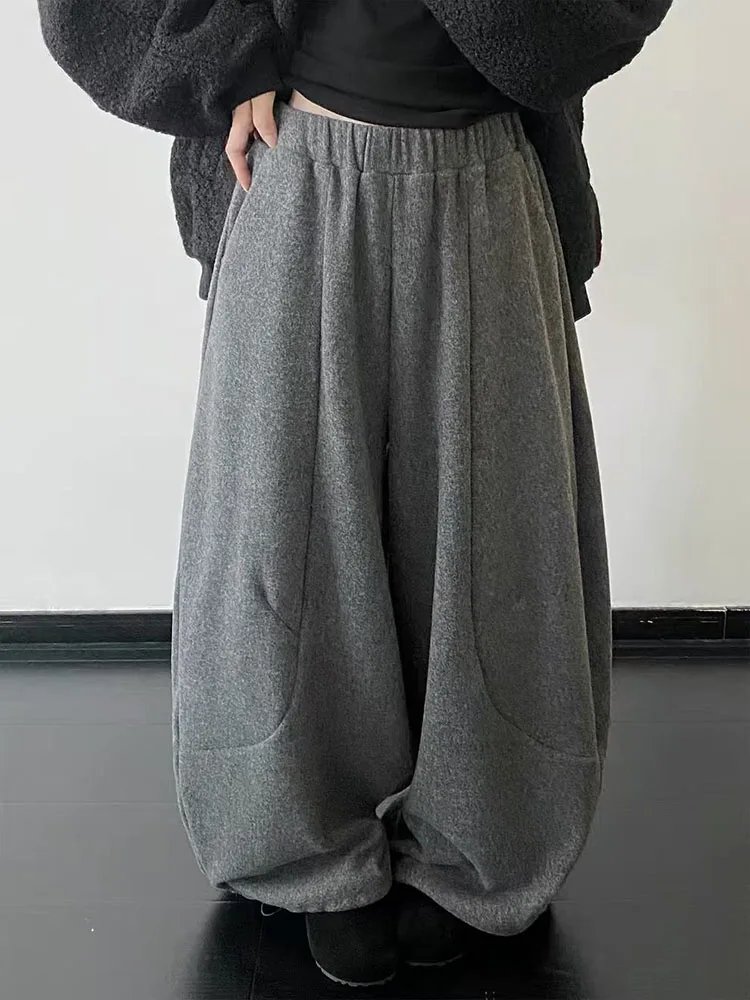 Cozy Wide Leg Fleece Pants