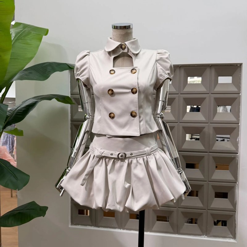 Chic Retro 2-Piece Outfit for Women