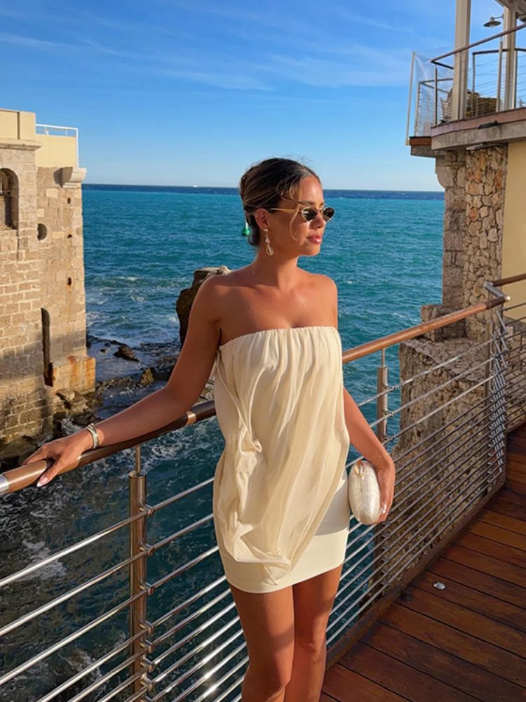 Chic Strapless Mini Dress