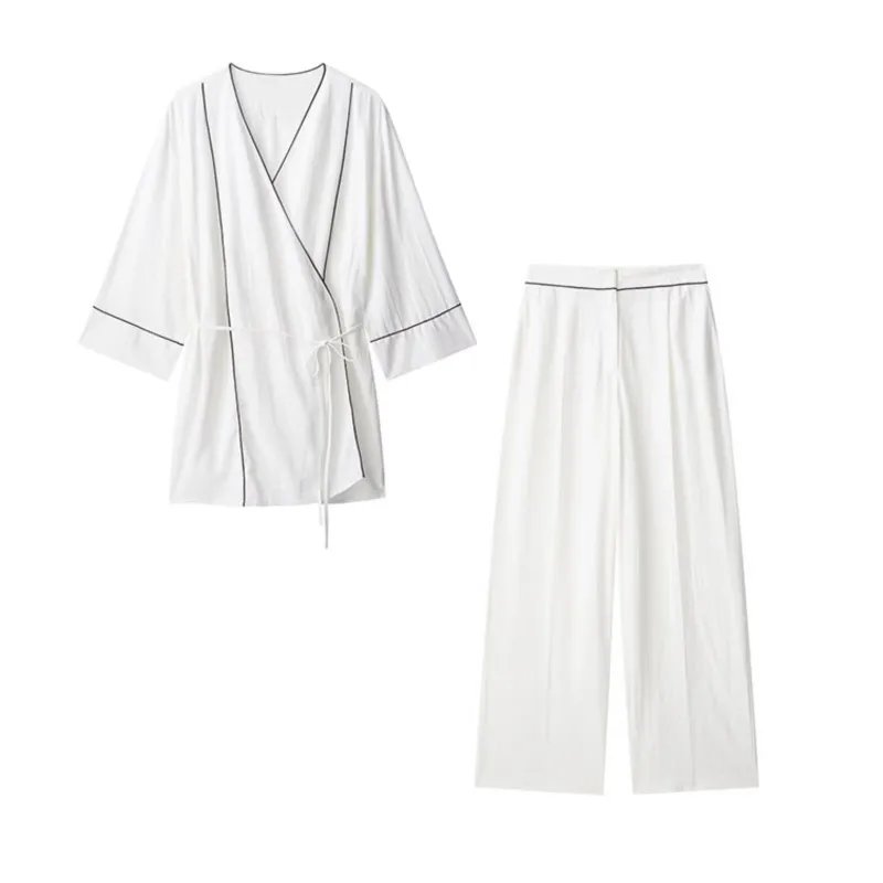 Chic Summer Two-Piece Pants Set