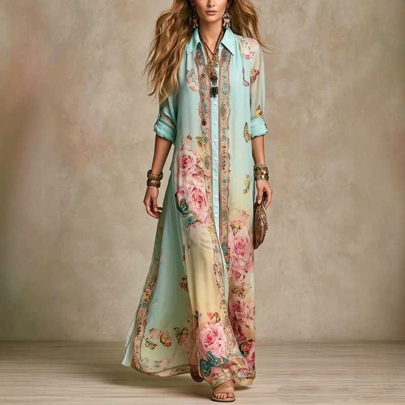 Boho Floral Summer Dress