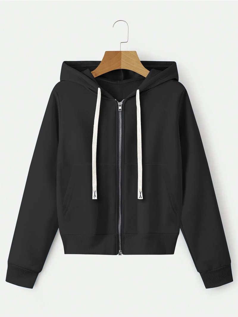 Vintage Style Zip-Up Hoodie