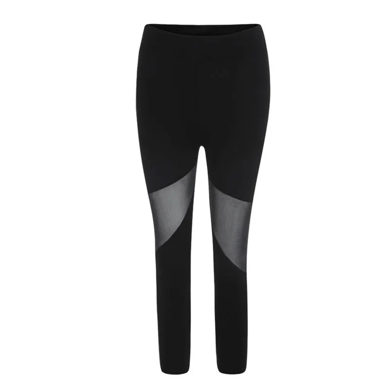 Gothic Mesh Design Leggings