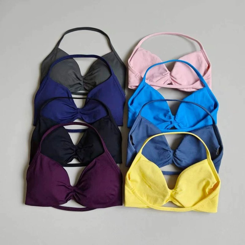 High-Support Lace-Up Sports Bra