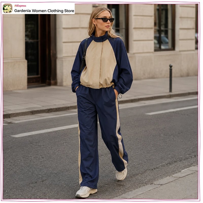Stylish Women's Sporty Tracksuit Set