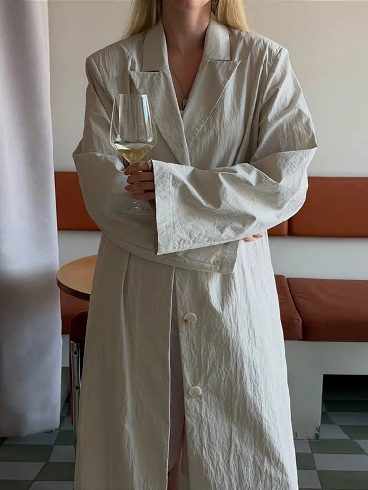 Chic Women's Long Wind Coat