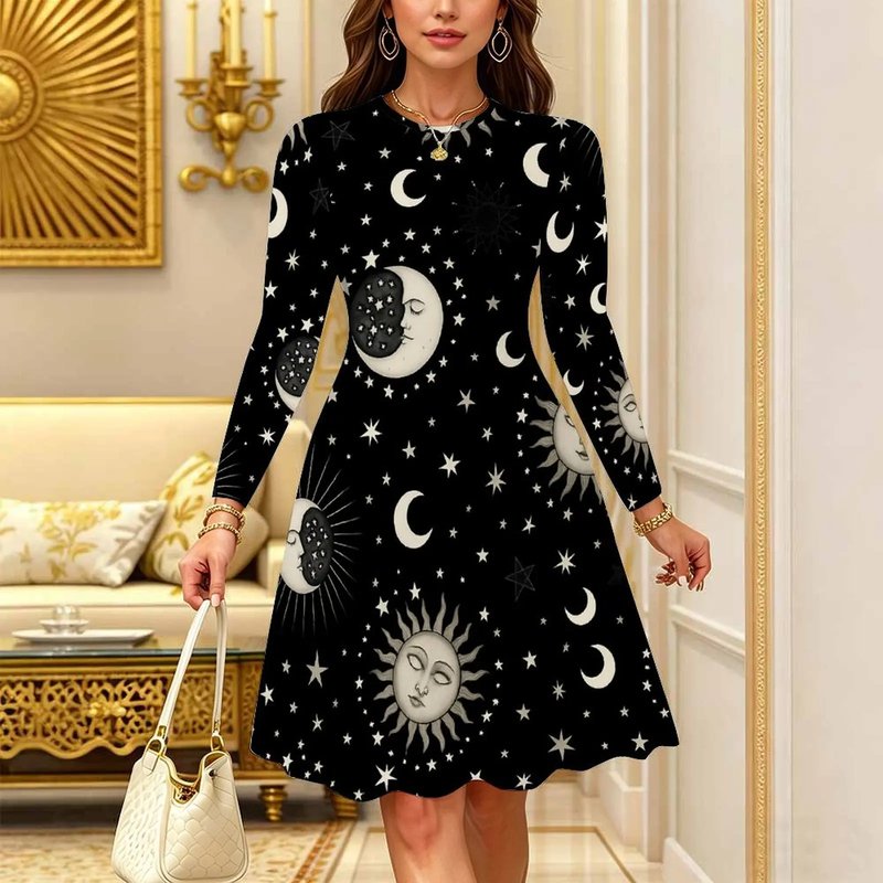 Bohemian Casual Midi Dress