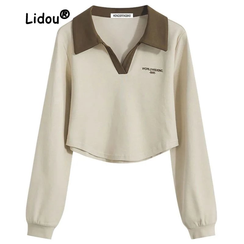 Asymmetrical Vintage Color Block Sweatshirt