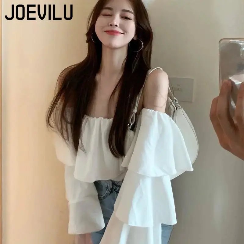 Chic Off-Shoulder Ruffle Blouse